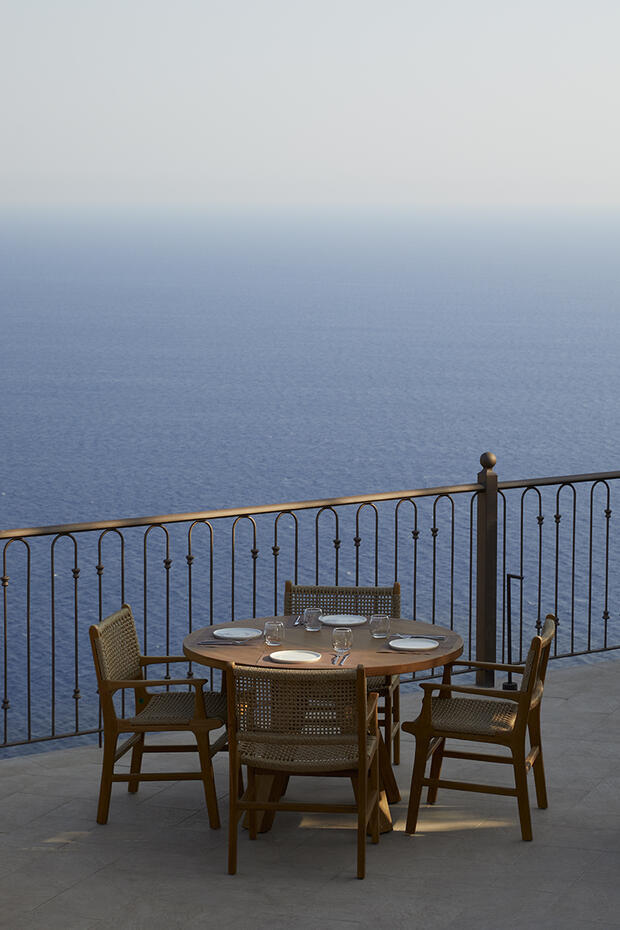 Keri Lighthouse Restaurant View